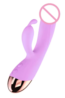 Vibrador de conejo con calefacción